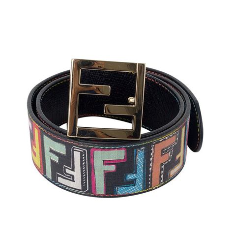 fake multicolor fendi belt|colorful fendi belt price.